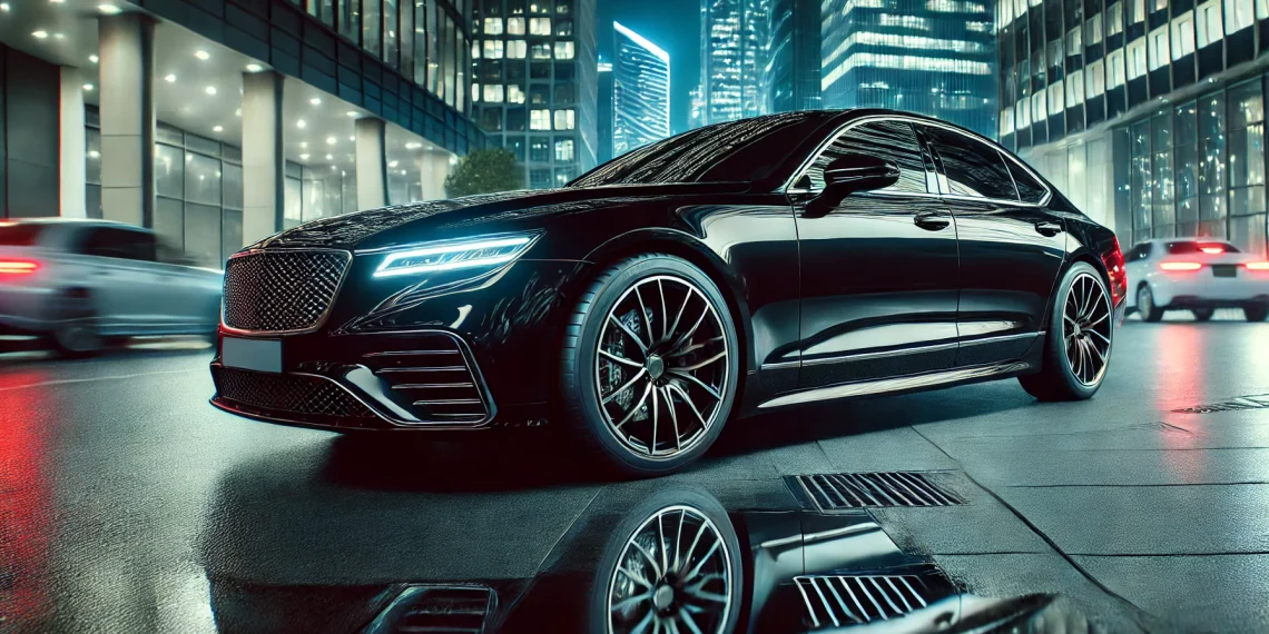 City Car in the night by AI