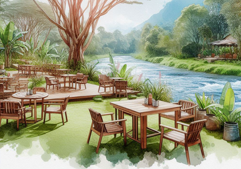 Retoran Alam di Di dekat Purwokerto dan Baturraden