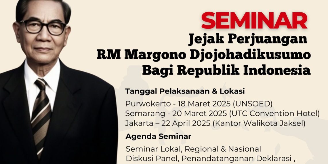 poster seminar margono djojohadikusumo