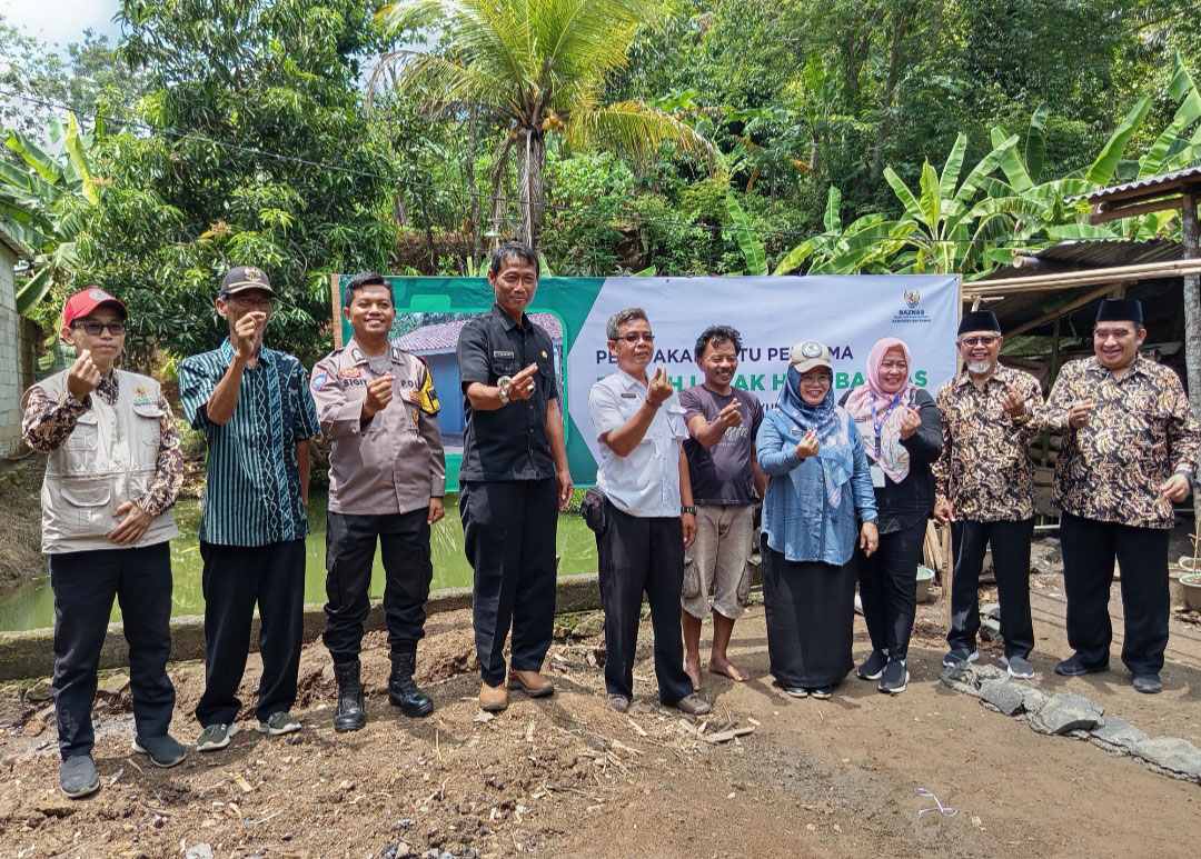 Baznas Banyumas Respon Cepat, Bangun Rumah untuk Lansia di Kebasen